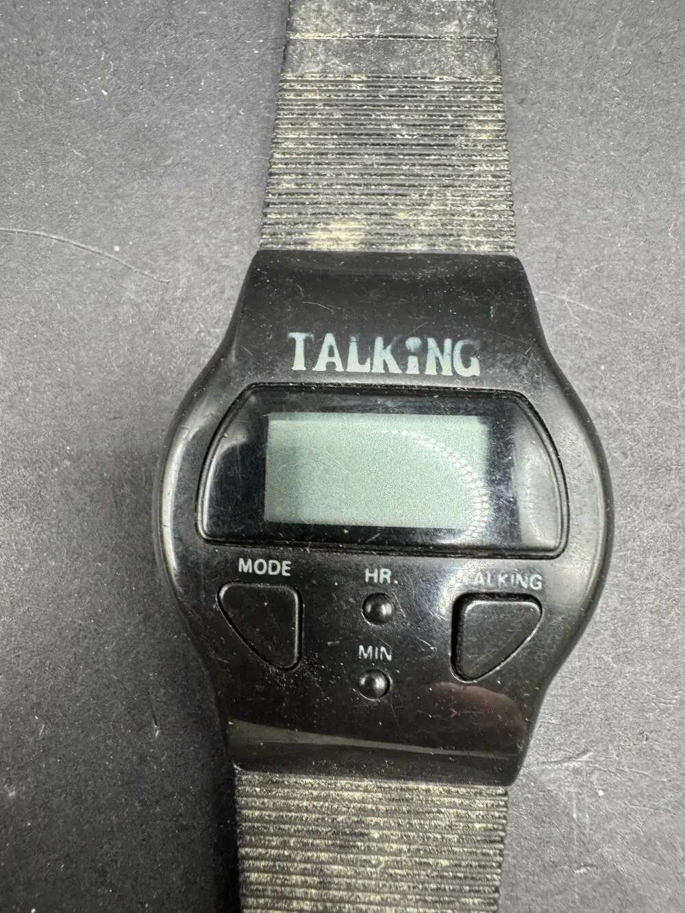 English Talking Watch for Elderly Blind Visually Impaired Digital Black Untested